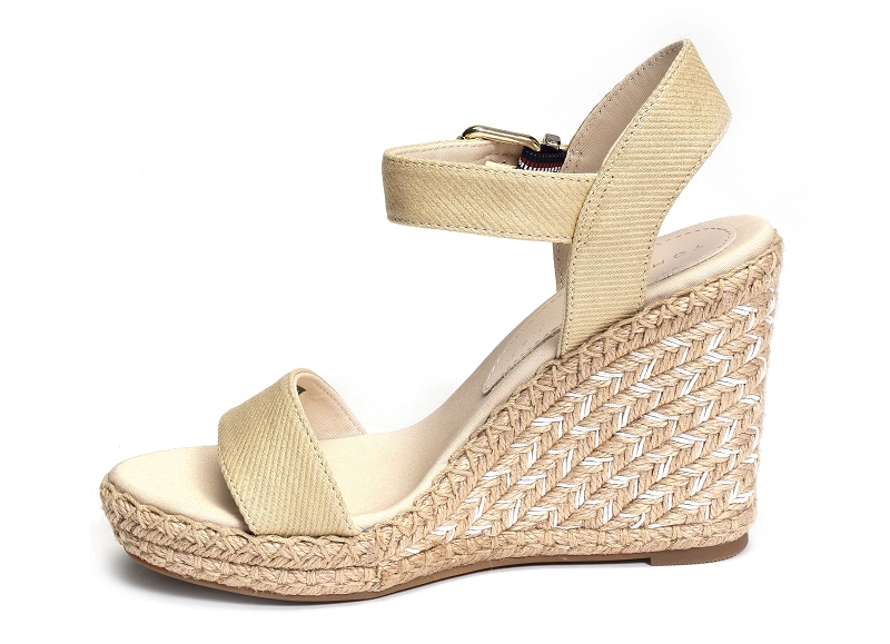 Tommy hilfiger sandales compensees Shiny touches high wedge sandal 61806882602_3