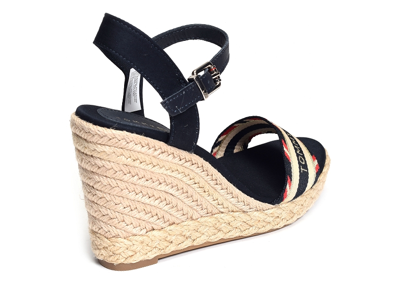 Tommy hilfiger sandales compensees Corporate webbing high wedge 62956882801_2