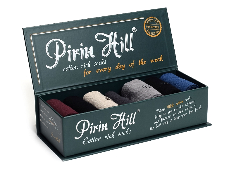 Pirin hill chaussettes Semainier coton