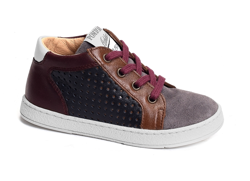 Pom d api chaussures a lacets Mousse zip clay