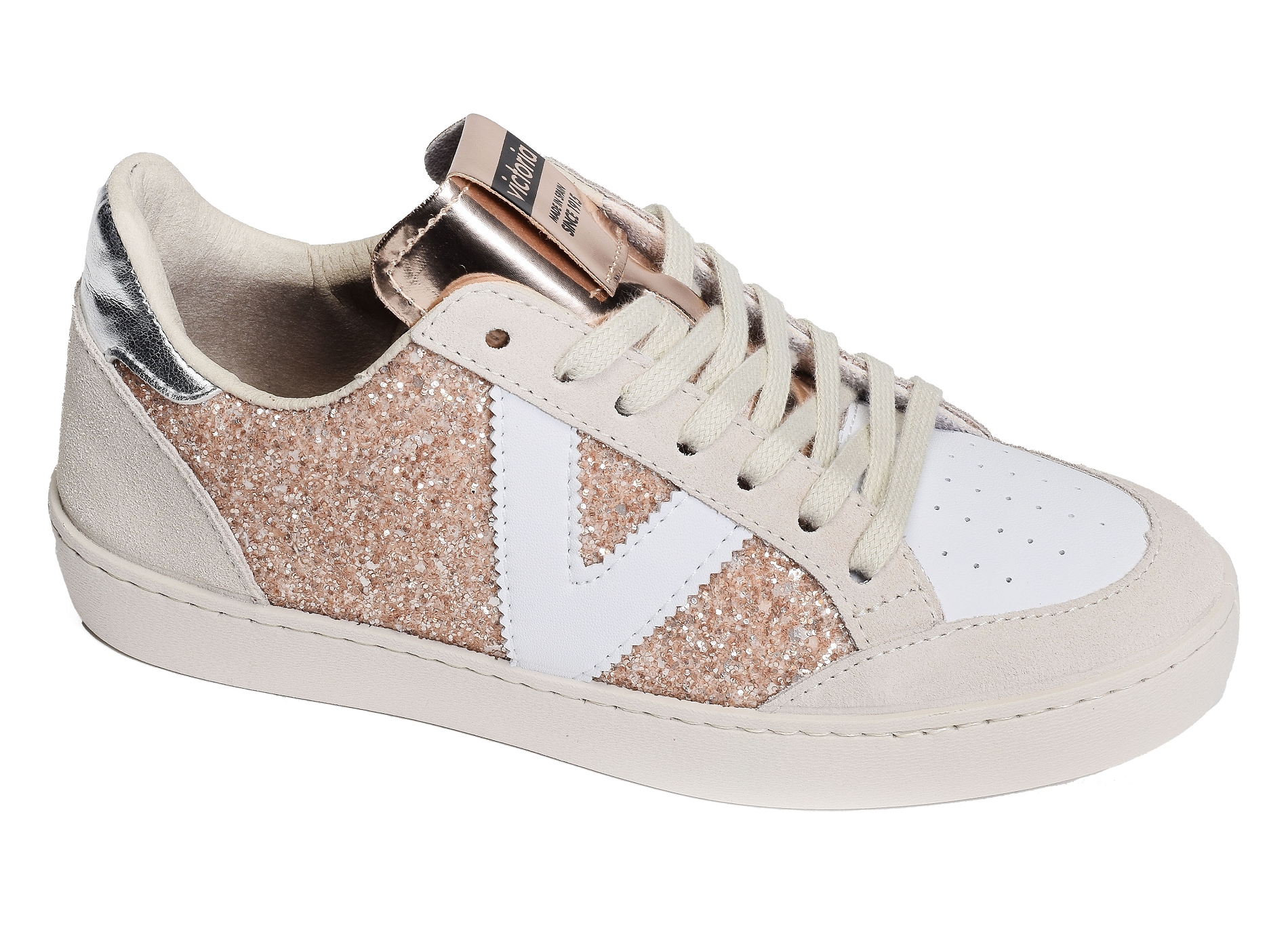 Basket Guess Nude Femme Rose - chaussures