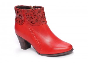 Bottines Laura Vita RAPHIA Rouge