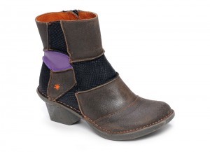 Bottines Art Oteiza 663 Noir Violet - 135 €