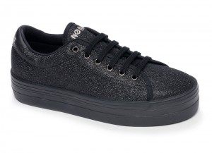 Sneakers No Name PLATO SNEAKER STRASS Noir - 79 €