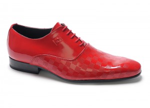 Derbys Pierre Cardin JASPER Verni Rouge - 159 €