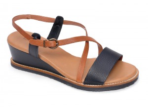 Kickers sushidue Noir Camel