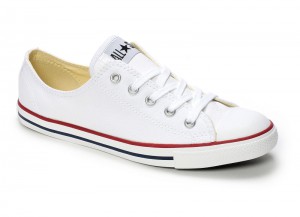 Converse as dainty ox Blanc Rouge