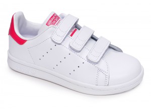 Adidas stan smith enfant Blanc Rose