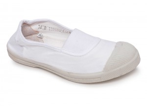 Bensimon tennis elastique enfant Blanc