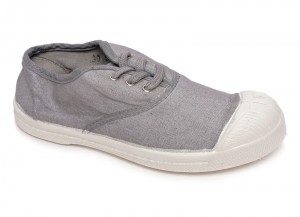 Bensimon tennis lacet enfant Grise Claire