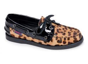 Sebago Docksides femme leopard