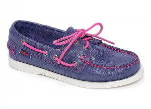 Sebago Docksides femme marine rose