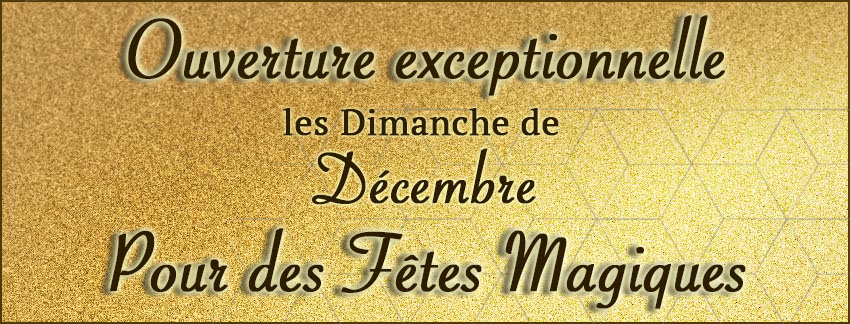 Ouvertures Exceptionnelles !