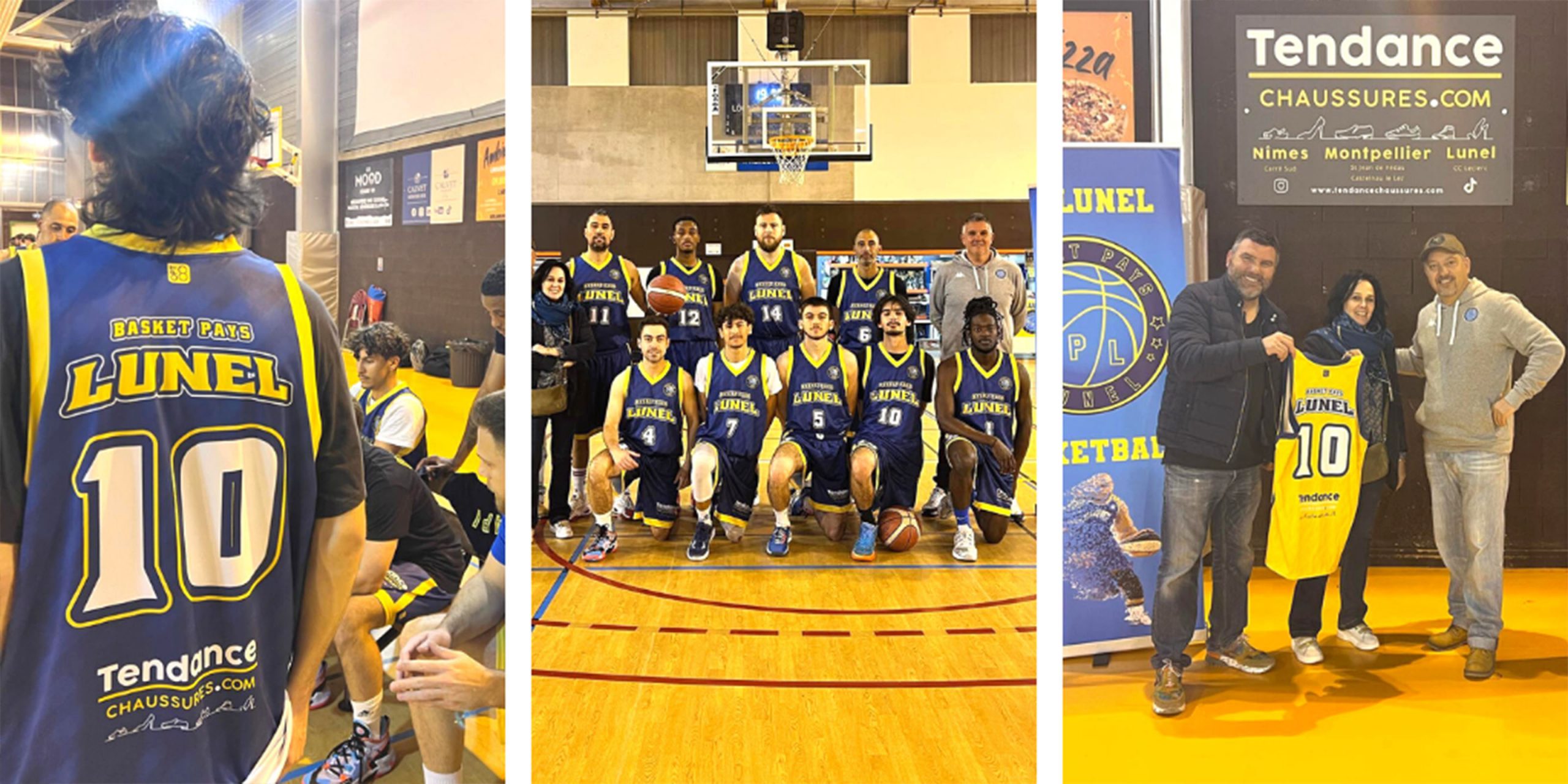 Les nouveaux maillots du Basketclub Lunellois