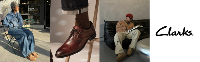 Chaussures Clarks. Livraison gratuite