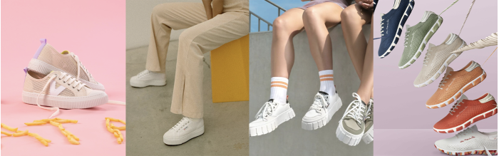 Chaussures en toile - Femme. Livraison gratuite