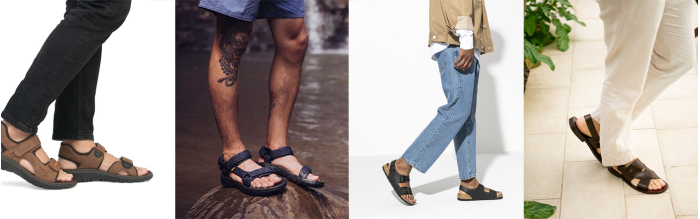 Sandales plates & Nu-Pieds - Homme. Livraison gratuite