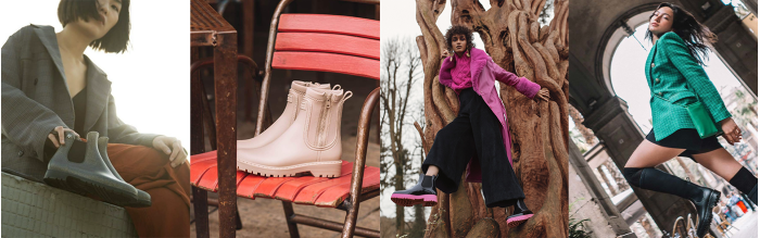 Bottes & Bottines de Pluie - Femme. Livraison gratuite