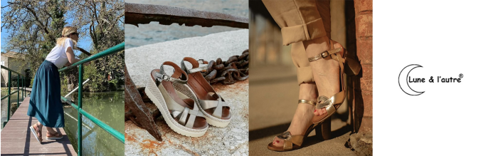 Chaussures - Sandales à talon LUNE ET L AUTRE Femme. Livraison gratuite