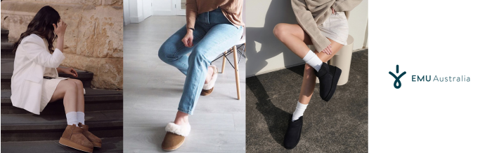 Chaussures - Chaussons et Pantoufles EMU AUSTRALIA Femme. Livraison gratuite