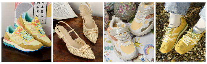 Chaussures Tendance Butter Yellow